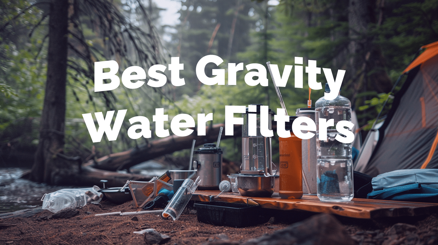 Gravity Water Filters for Camping- With Text