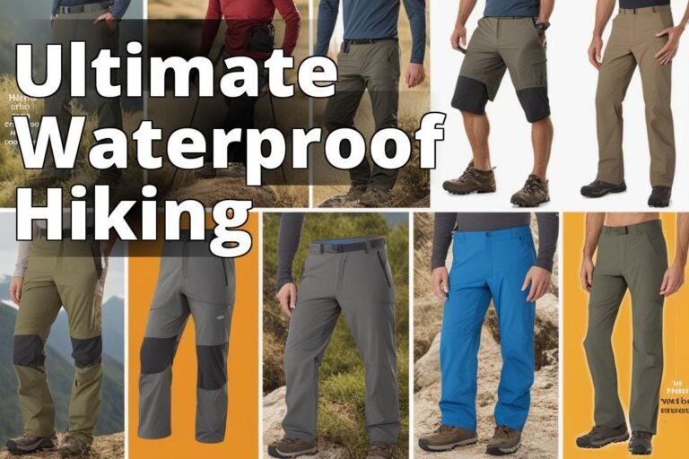 The Ultimate Guide to Finding the Best Mens Waterproof Hiking Pants