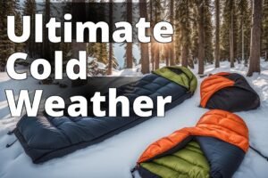 The featured image should contain a variety of cold weather sleeping bags