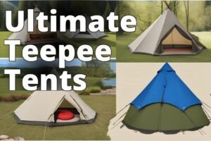 The featured image should display a collage of the top 5 deluxe teepee tents available on Amazon