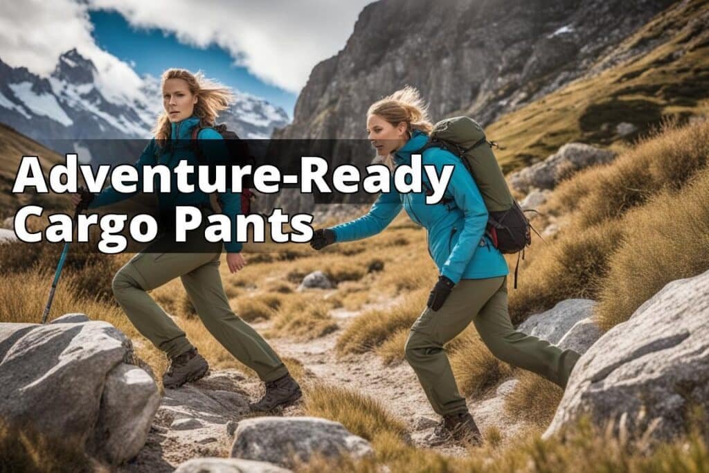 The featured image should showcase a female hiker wearing a pair of women's softshell fleece-lined c