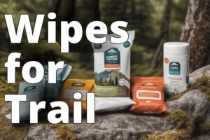 The featured image should showcase a variety of sanitary wipes for hikers