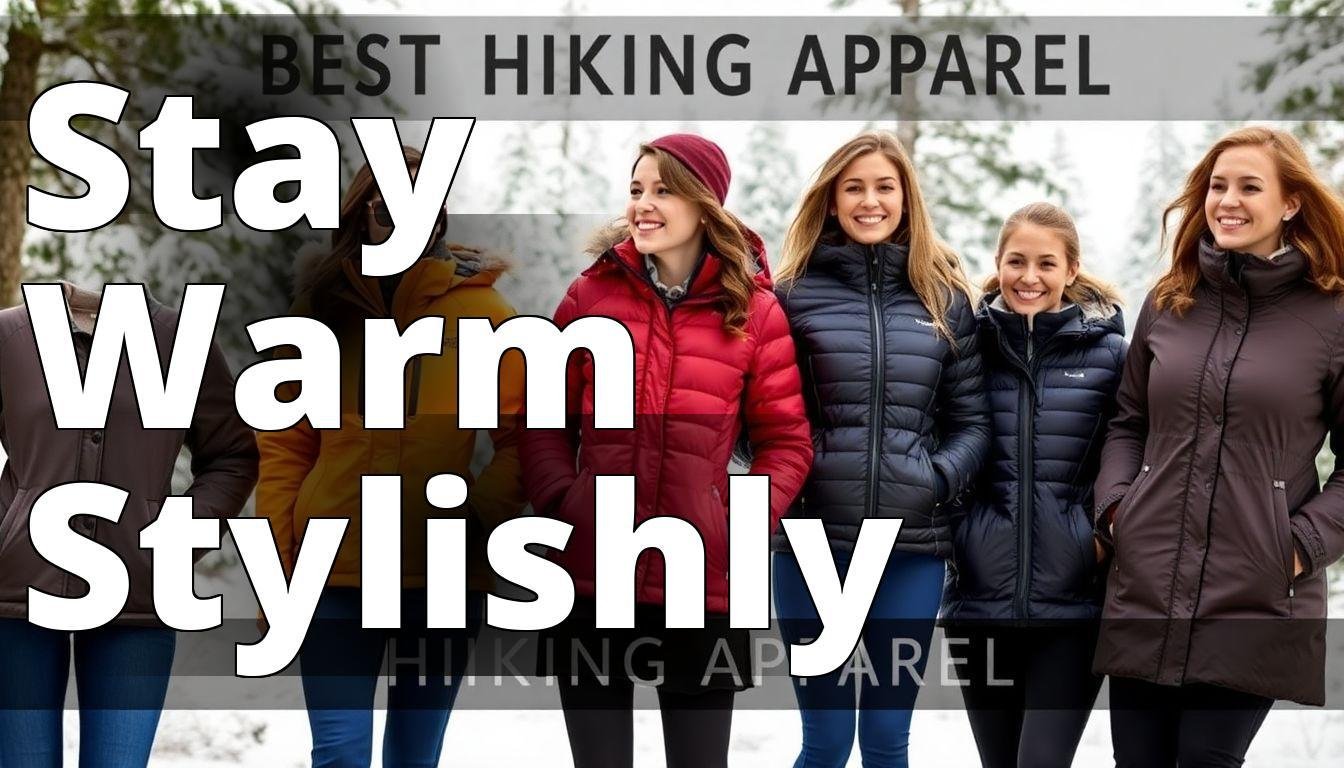 A stylish winter scene featuring a diverse group of women outdoors